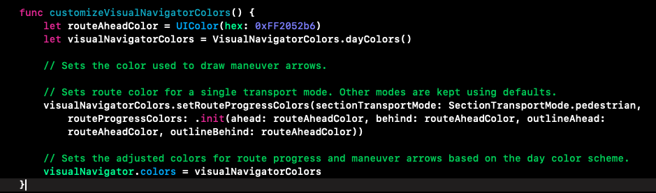 Visual Navigator and Custom UI